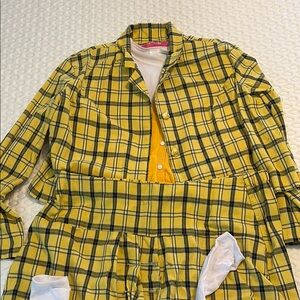 Yellow Plaid Women's Outfit